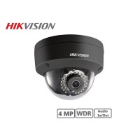 Hikvision 4MP Fixed Dome Network Camera (Black)