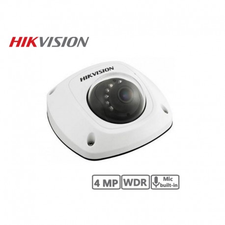 Hikvision 4MP Network Mini Dome Camera (Black)