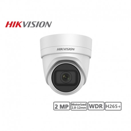 Hikvision 2MP Motorized 2.8-12mm Network Turret Camera H265+