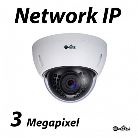3 Megapixel Lite Dome IR IP Camera 3.6mm