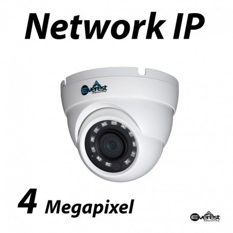 4 Megapixel Small Dome IR IP Camera 2.8mm