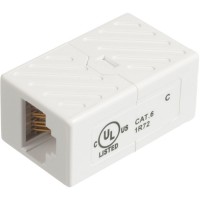 CAT6 Inline Coupler, WHITE Extension