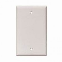 Wall Plate, 0-Port, WHITE