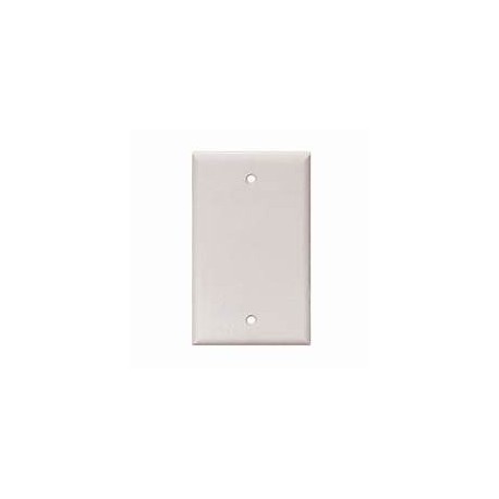 Wall Plate, 0-Port, WHITE