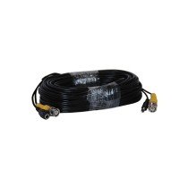 Siamese cable with audio 50ft (black)